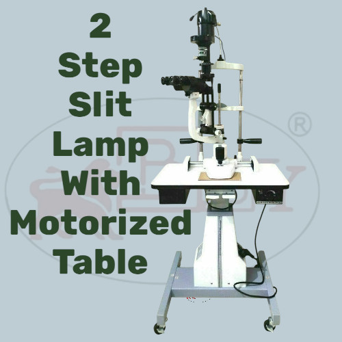 Slit Lamp 2 Step Haag Streit Type Microscope with Motorized Table