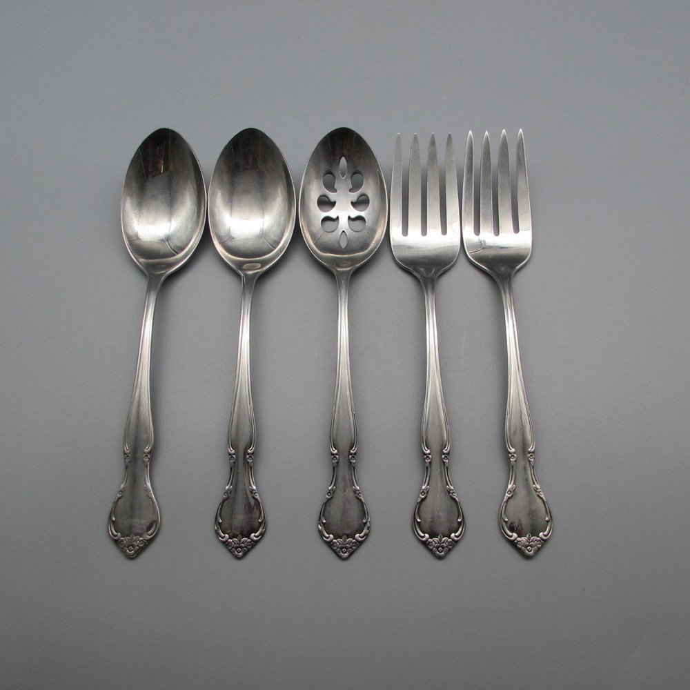 Gorham Stainless Jolie / La Belle 5pc Serving Set *