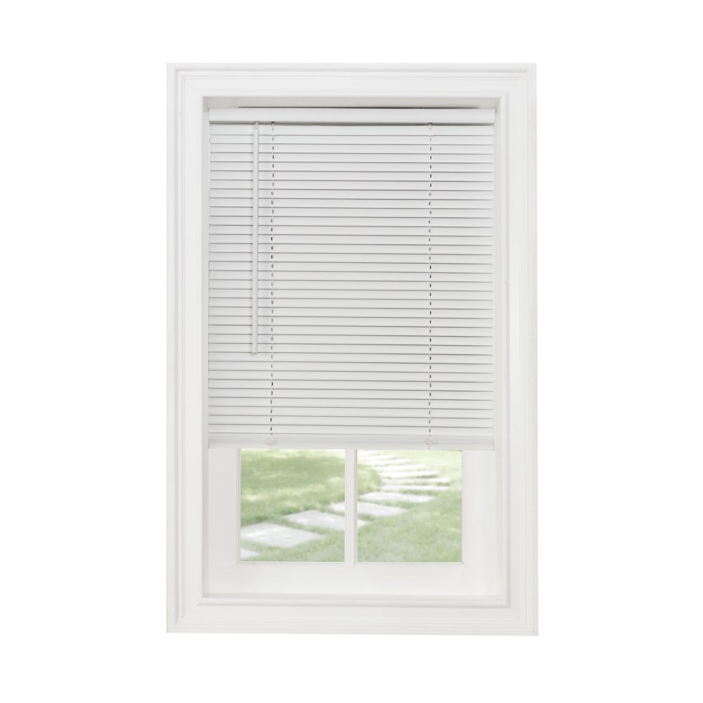 WINDOW MINI BLINDS 1-Inch Light Filtering White Multiple Sizes