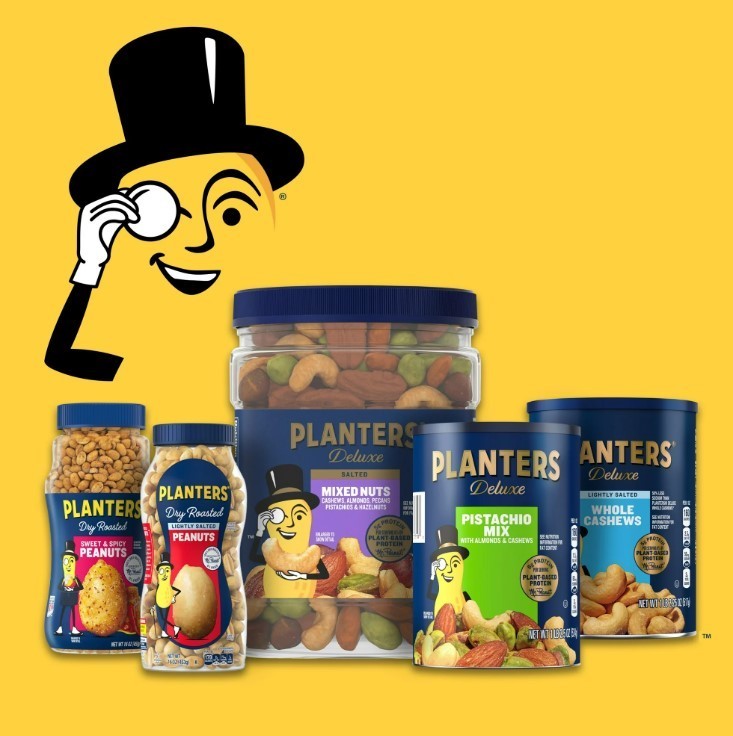 PLANTERS Deluxe Salted Whole Cashews, Party Snacks, Protein 18.25oz (2 PACK)