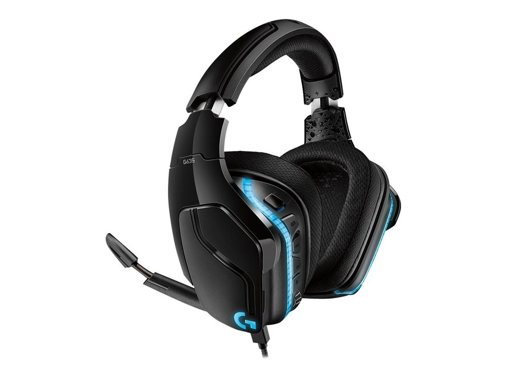 Logitech G635 OPENBOX LIGHTSYNC Surround Sound Gaming Headset Black