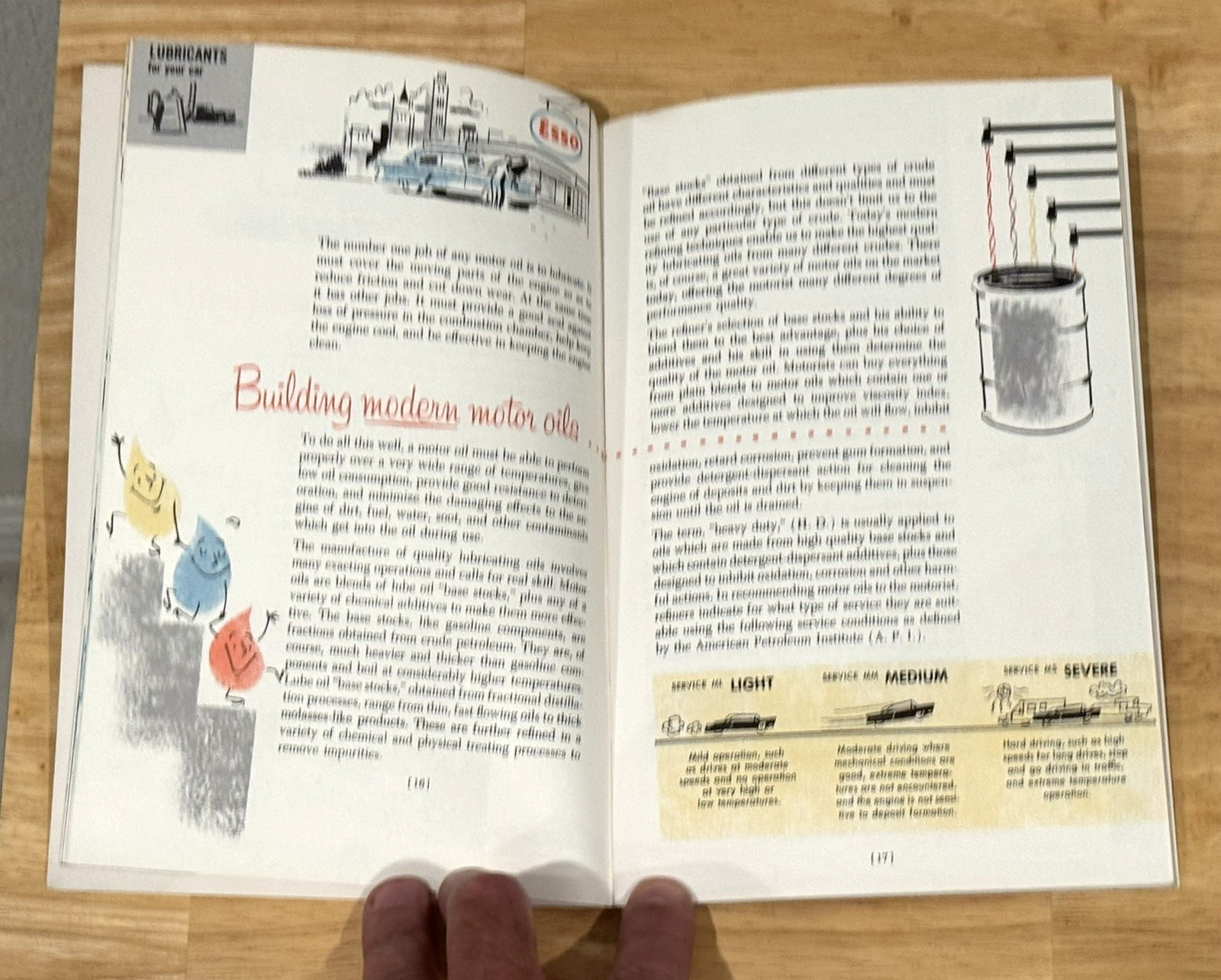 Vtg Rare 1955 Esso Standard Oil "Your Esso Products" Employee Products Booklet