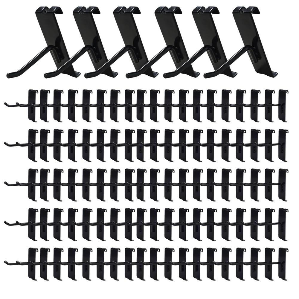 Gridwall Hooks 2 Inch,100PC Display Hooks for Grid Wall, Heavy Duty Gridwall ...