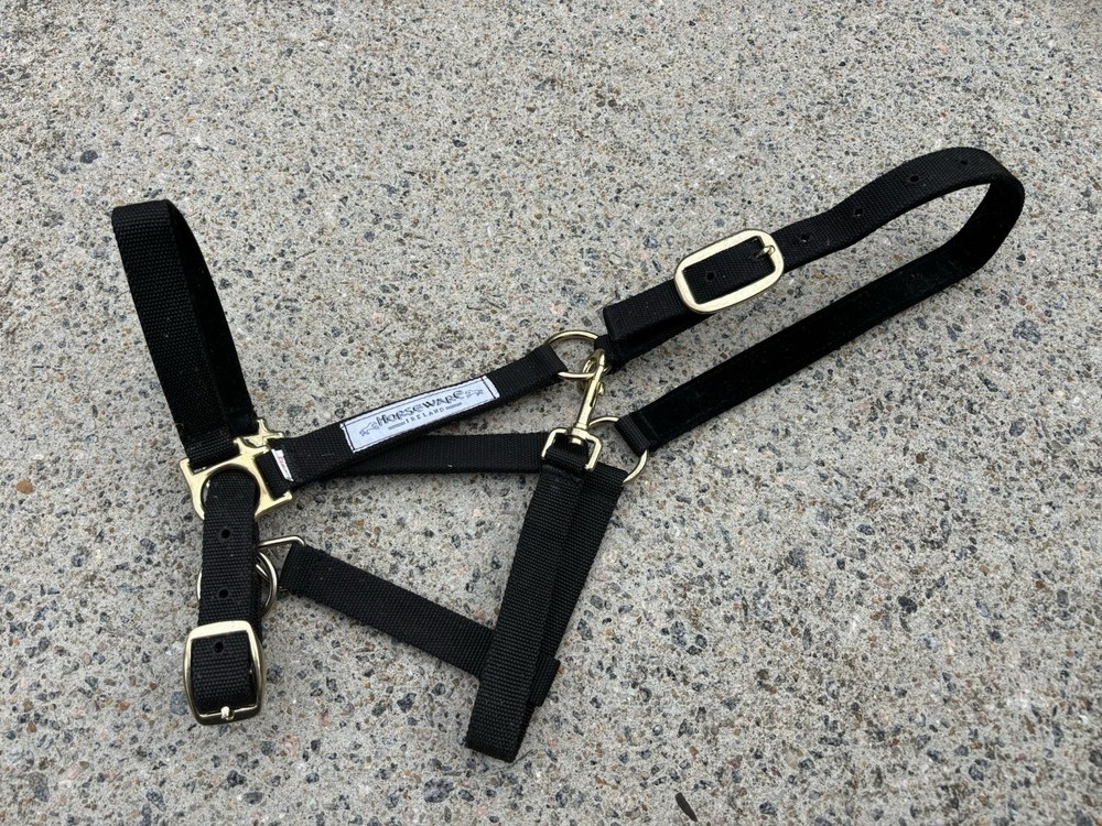 Horseware Nylon Black Full Size Halter
