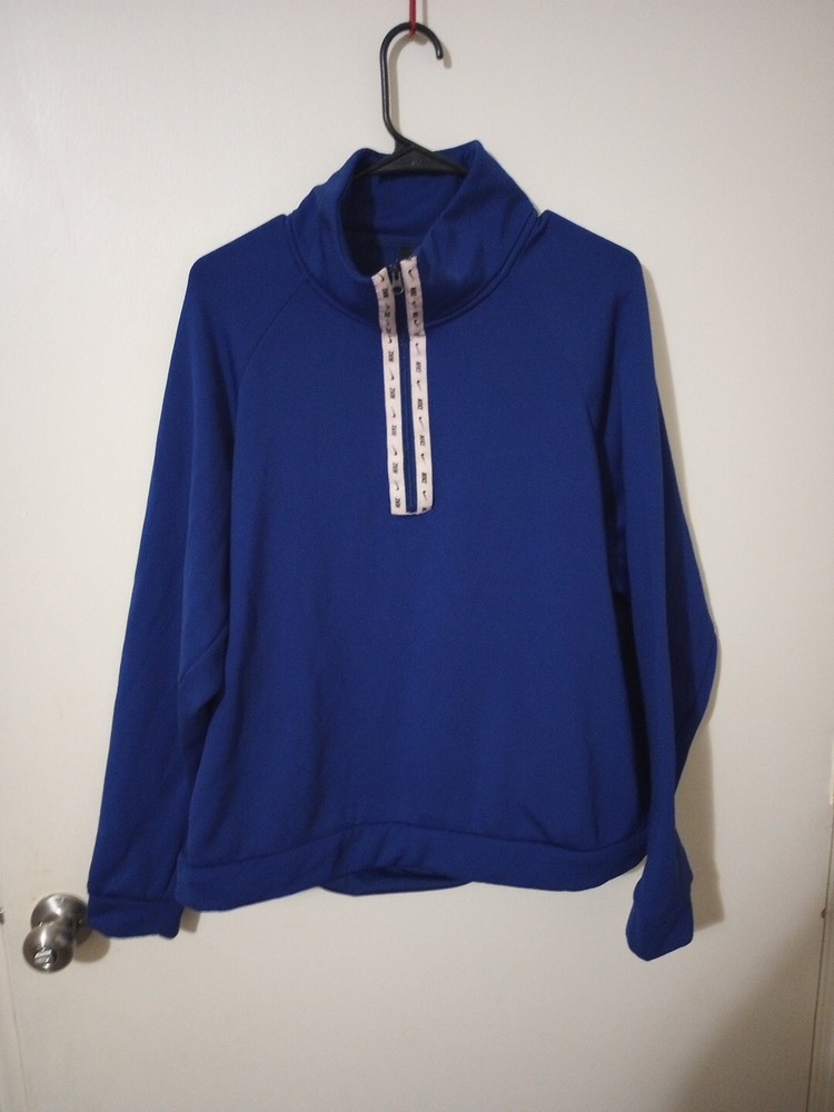 Nike Collared Jacket XL Men's Blue 1/4 Zip