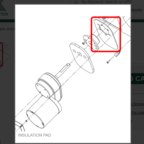 INSULATION PAD #1011351-73