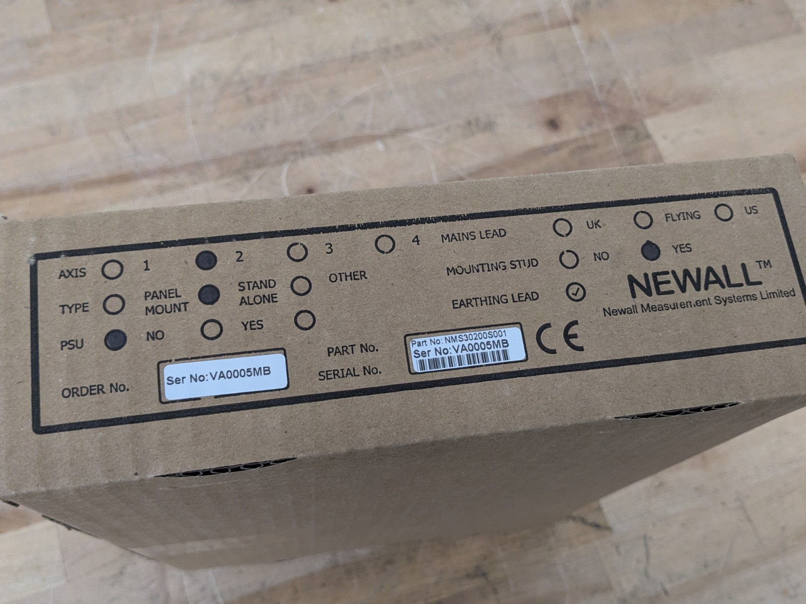 Newall NMS300 Digital Readout 2-Axis DRO Display Kit NMS30200S001