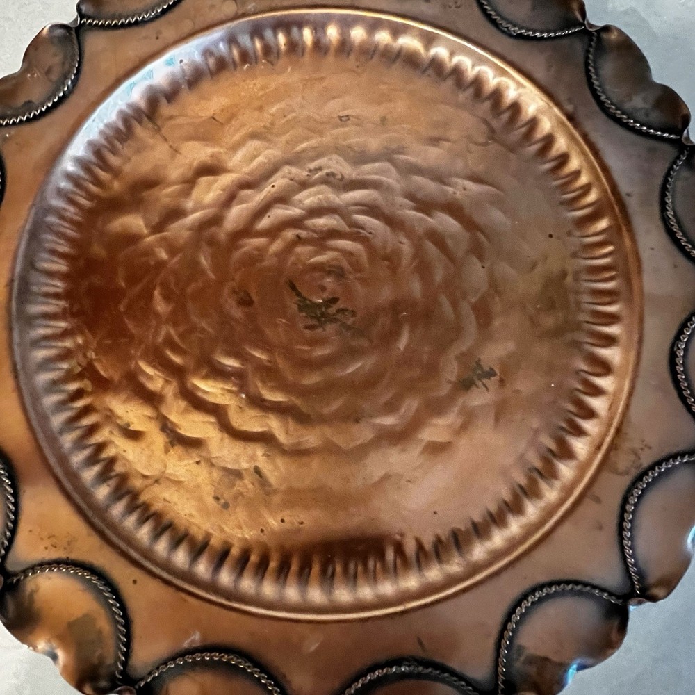 gregorian solid copper Round 13.5” Tray Wire Trim