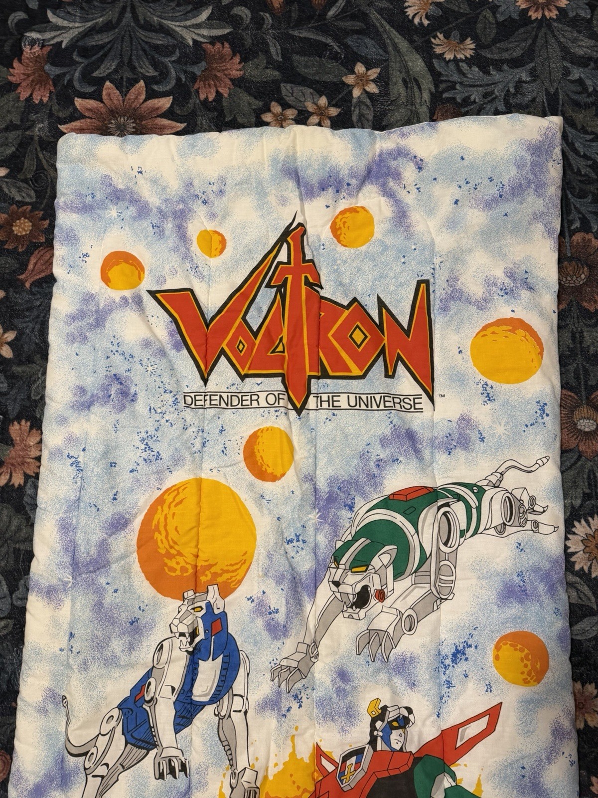 Vintage 1984 Voltron Sleeping Bag World Events Productions W.E.P. 1980's Slumber