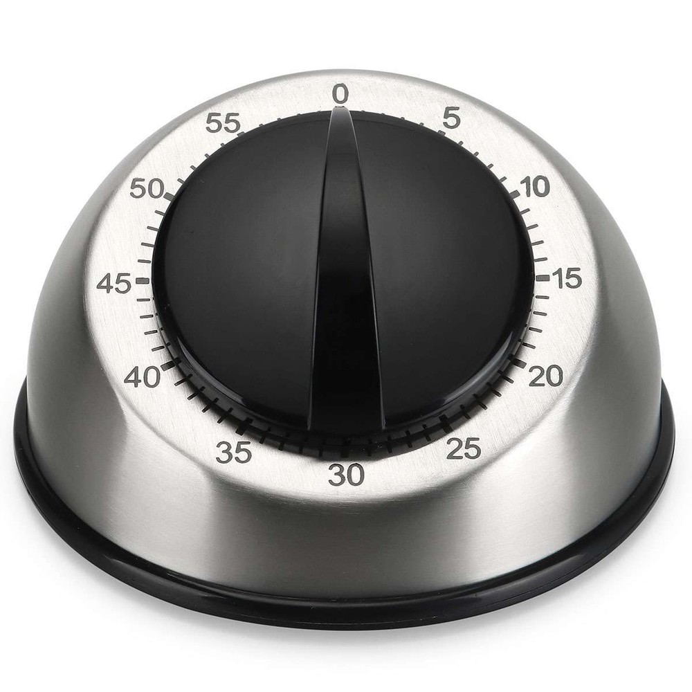 Mechanical Long Ring Bell Alarm Loud 60-Minute Kitchen Cooking Wind Up Timer US
