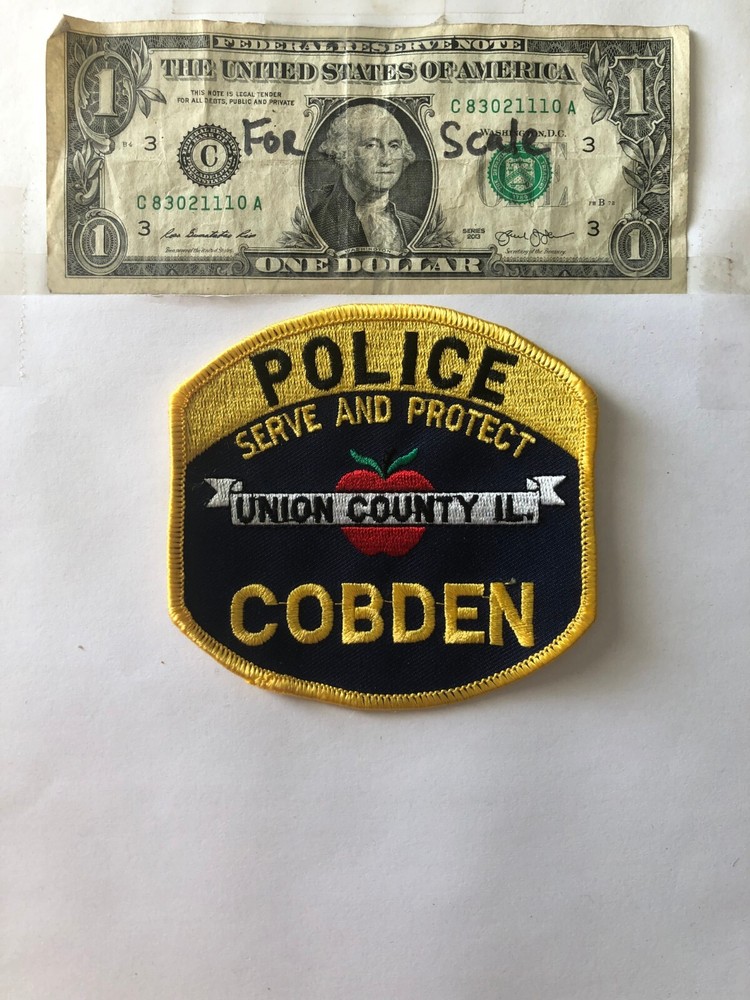 Cobden Illinois Police Patch Un-sewn great condition