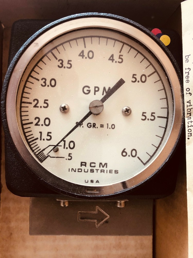 RCM Industries 73-R-6 .5” Flow Meter