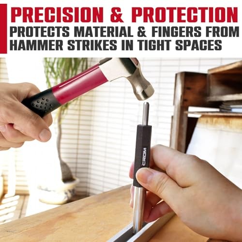 Trim Nail Punch - Help Drive Trim Nails While Protecting Small - Single