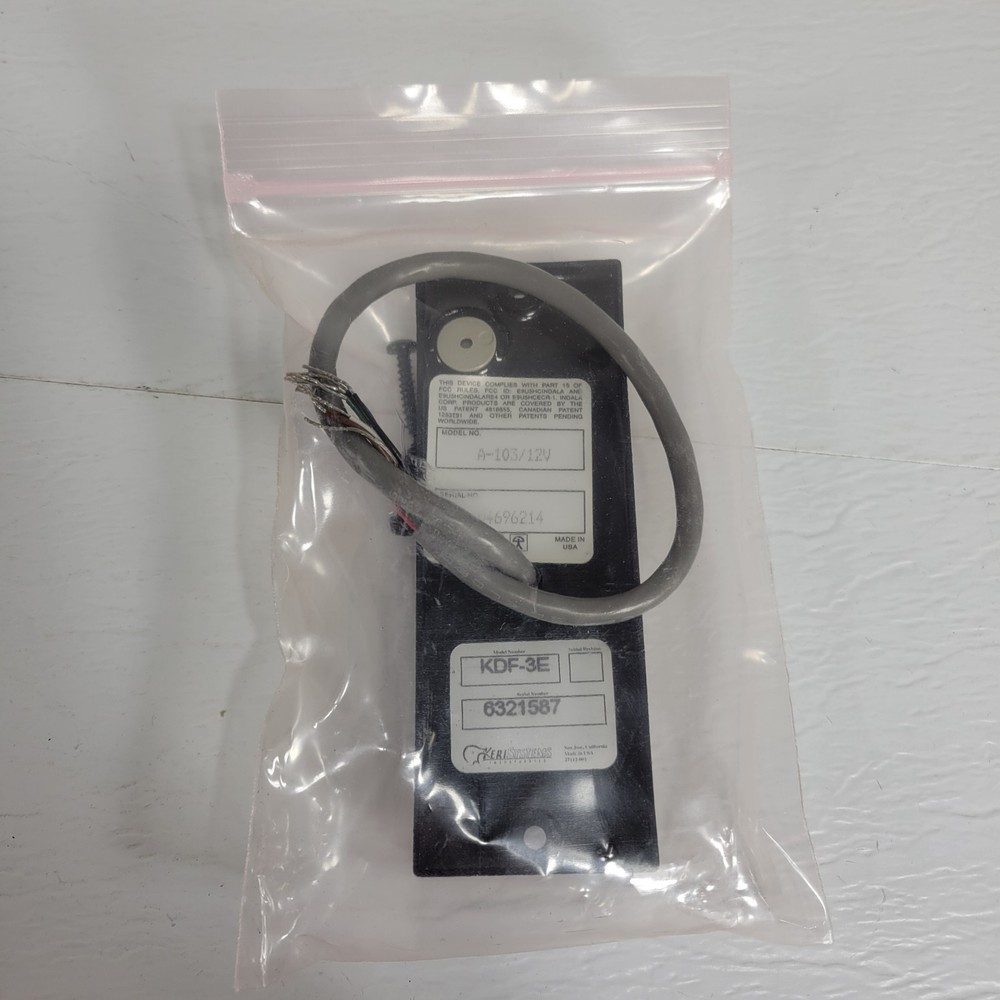 Keri Systems KDF-3E Mullion Proximity Reader Standard Light RFID Compatible