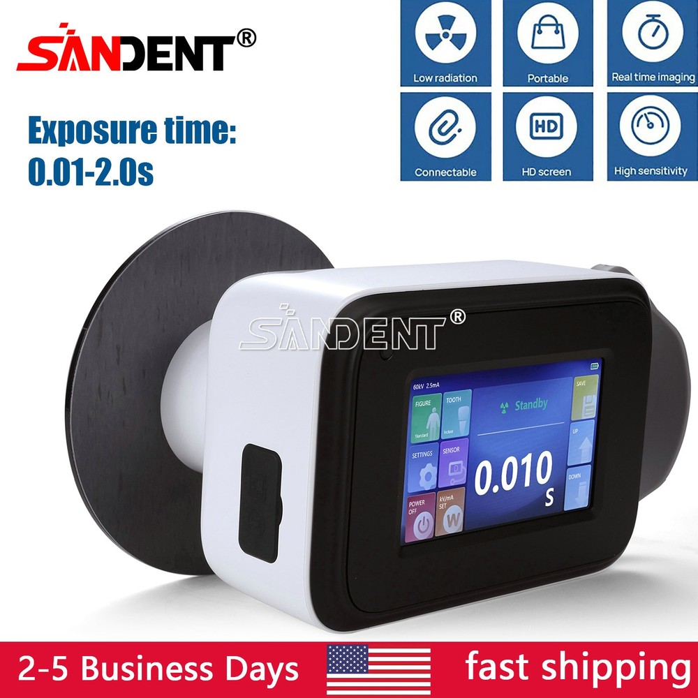 Dental X Portable Digital Machine Rayos with Scatter Shield Protective Ring