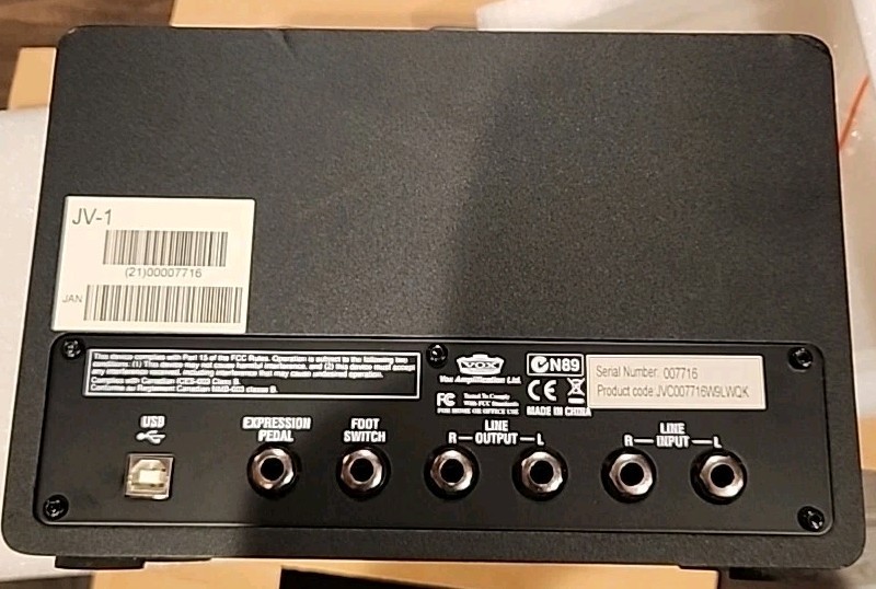 Vox JamVOX Computer Guitar Interface System - Missing The Cd And/or Software.