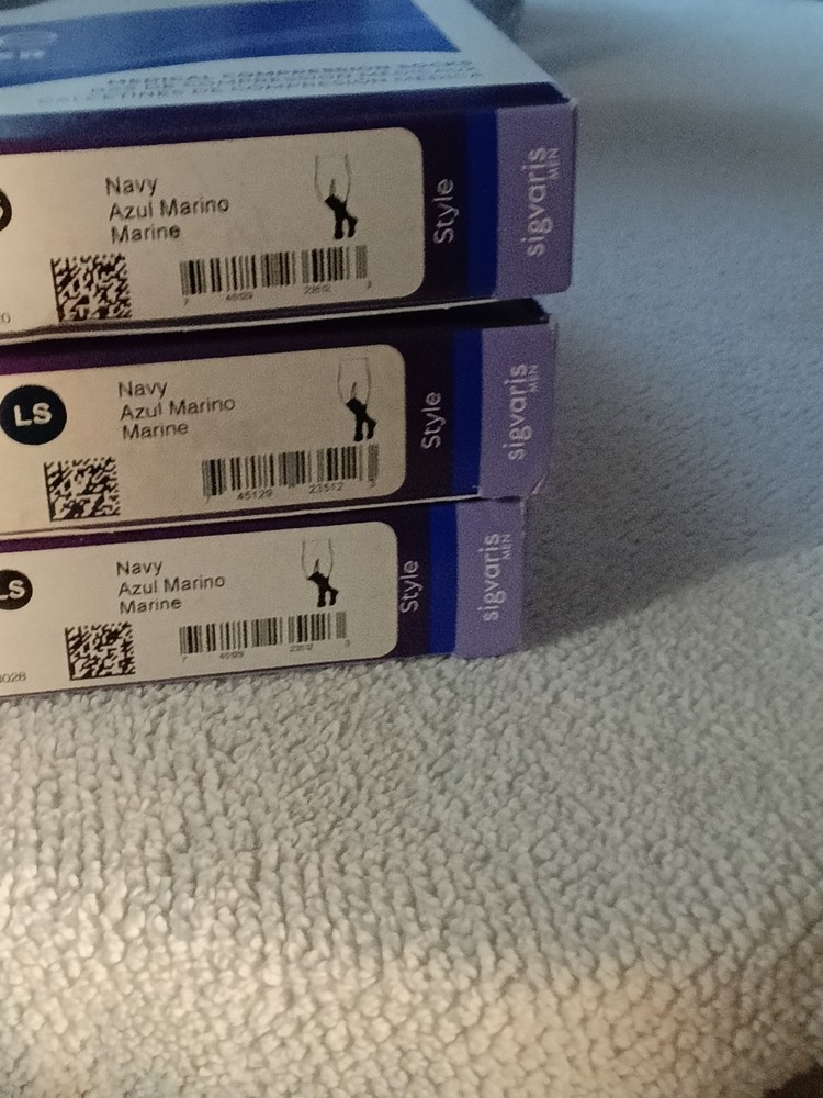 SIGVATIS, MICROFIBER, MEDICAL COMPRESSION SOCKS, 3 PAIR