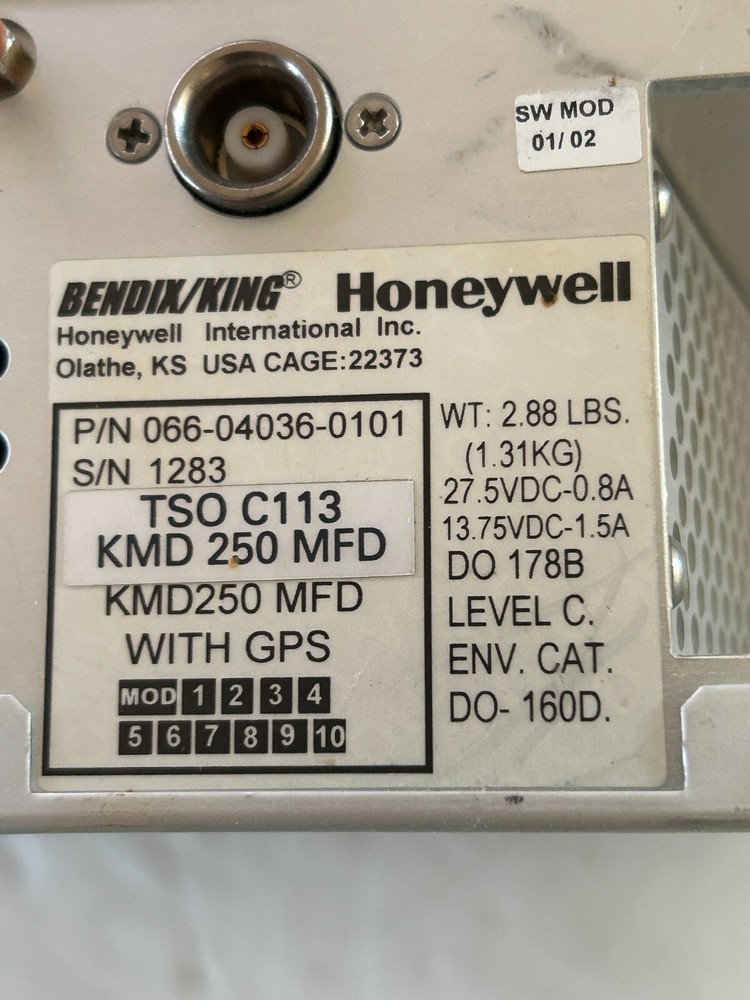 Bendix/King KMD 250 MFD - With GPS