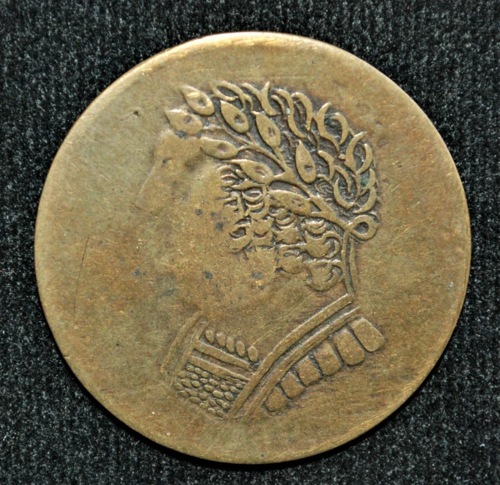 1820 Bust & Harp Token LC-60-1