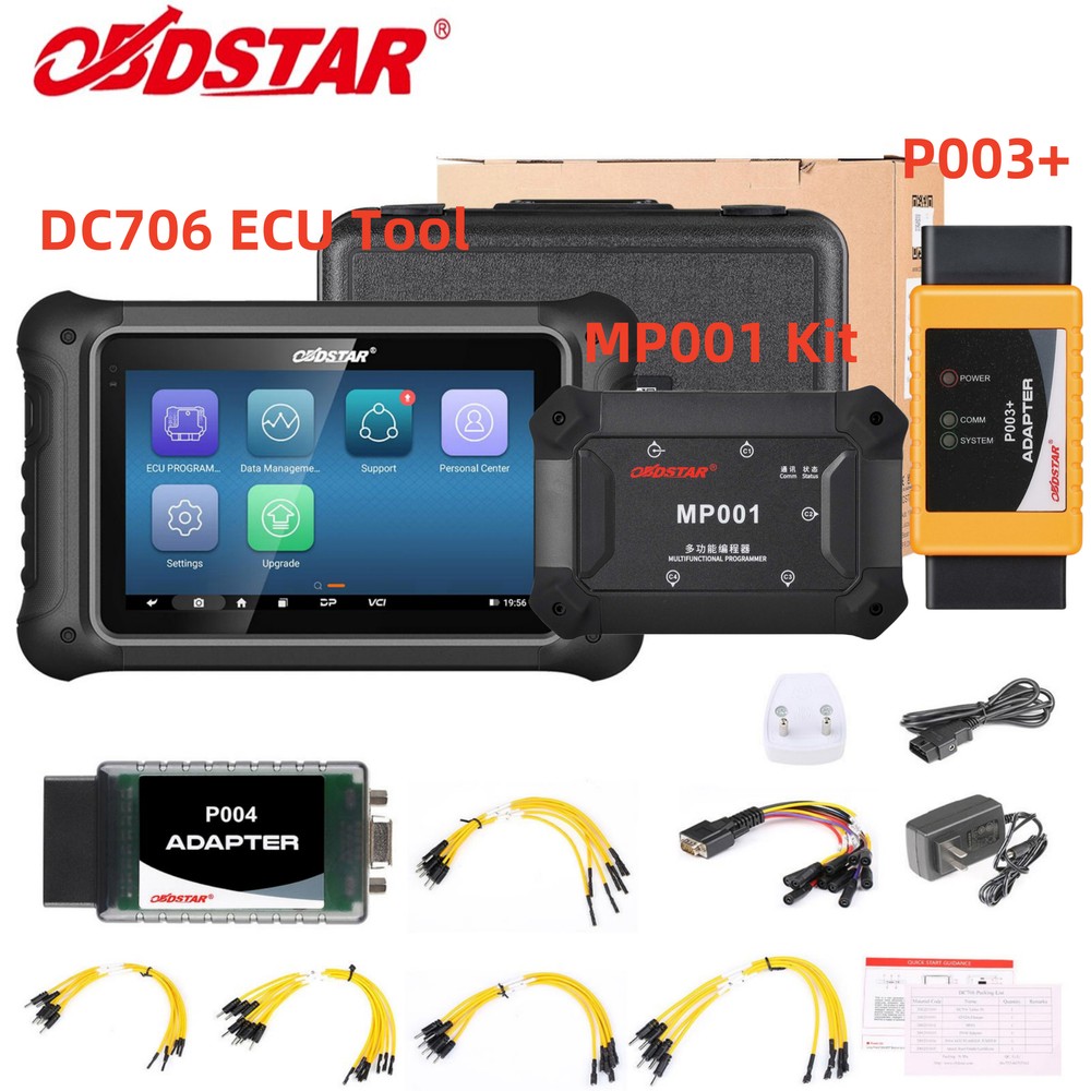 OBDSTAR DC706 E.CU Clone Full Version With MP001 Progarmmer Set & P003+ Adapter