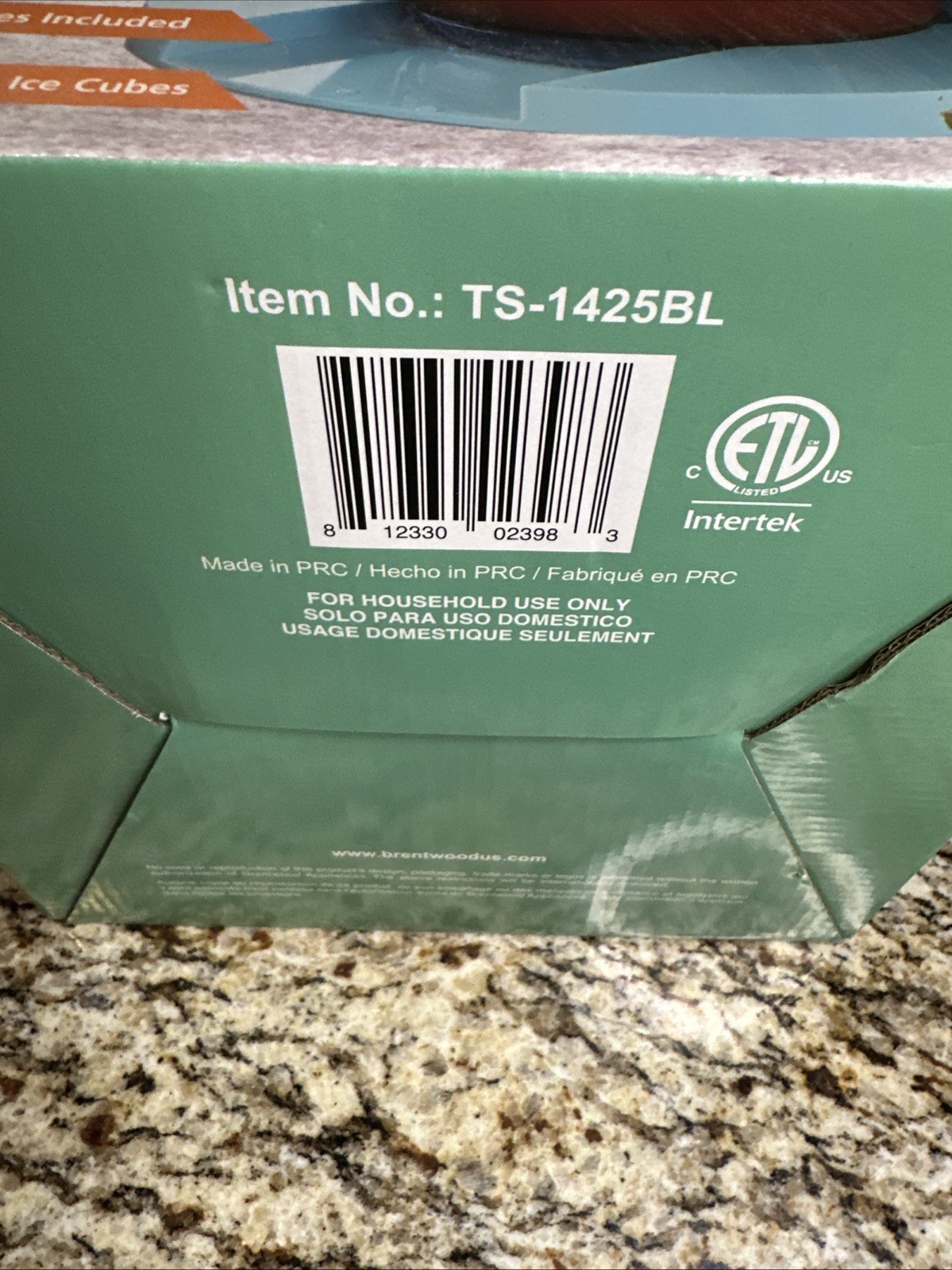 Brentwood TS-1425BL Frozen Drink Machine 45 Watt Baby Blue New