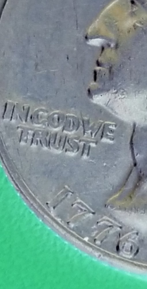 1976 Bicentennial Quarter Drummer Boy Filled D MINT MARK DDO IGWT MULTI ERROR