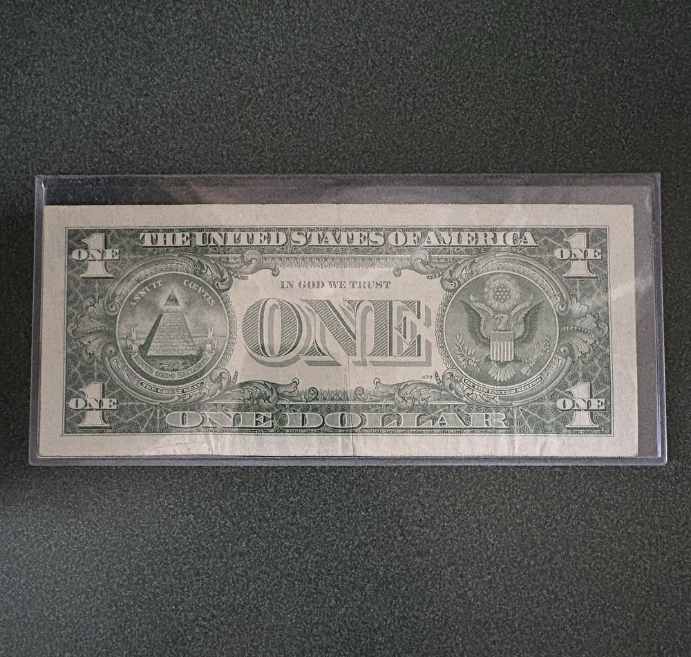 1957 B $1 dollar silver certificate X-A