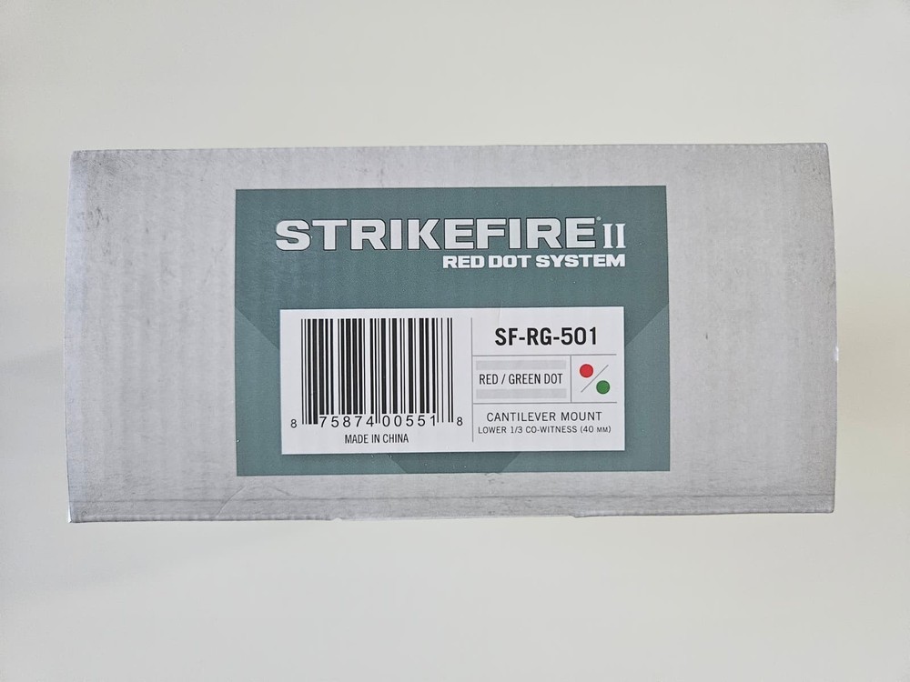 Vortex Optics Strikefire II 4 MOA Red Dot Sight. Open Box