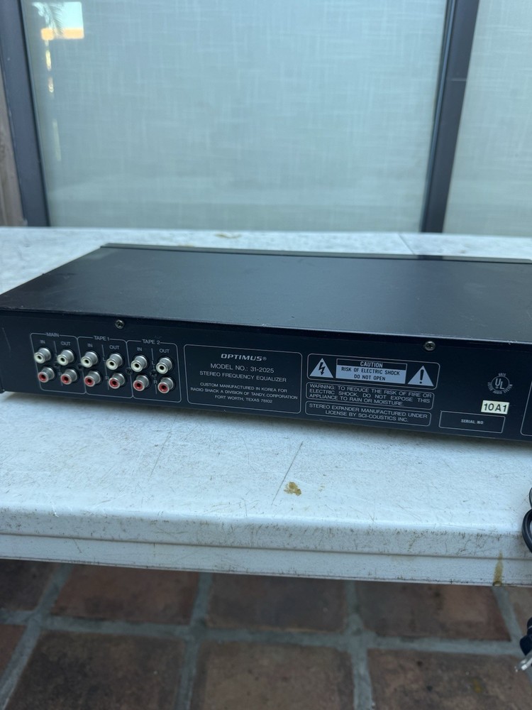 Optimus stereo 10 bands Equalizer model 31-2025