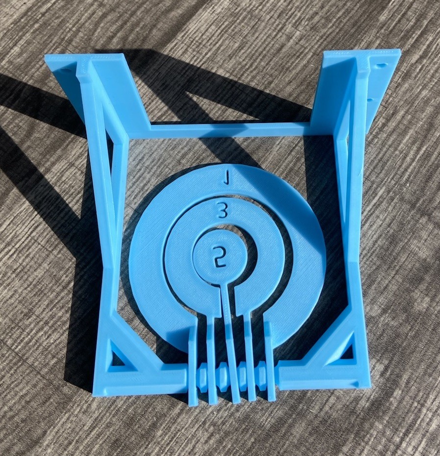 Glow Airsoft/ Nerf Spin-around Target Indoor airsoft target practice Mountable