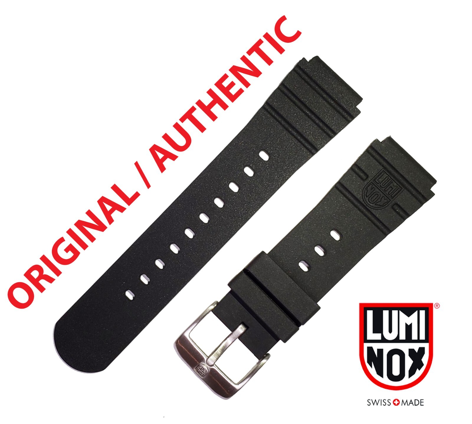 Original OEM Luminox DPB Rubber Watch Band Strap 3000 3900 8400 8000 NAVY SEAL