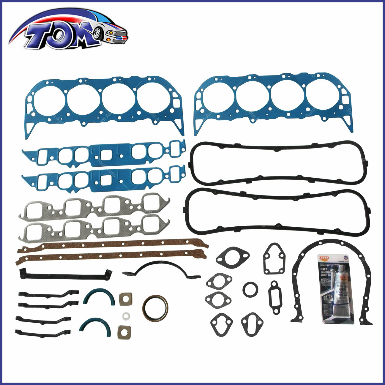 Full Complete Gasket Set For Bbc Big Block Chevy 454 427 396 V8 Ks2679