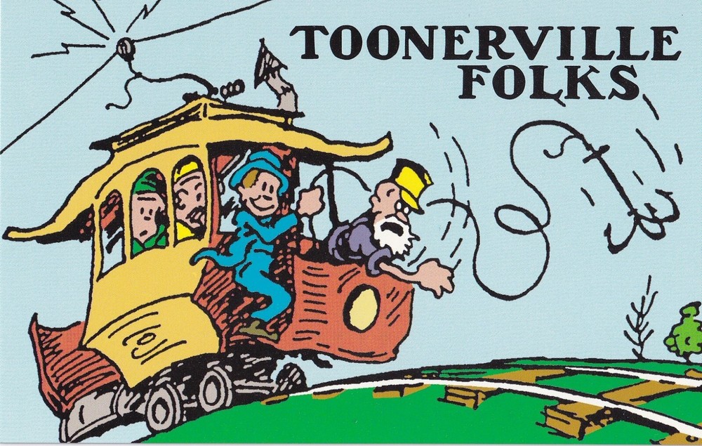 STAMP SCOTT UX227 "Comic Strips-Toonerville Folks" 20 CENT 1995 MNH POSTCARD