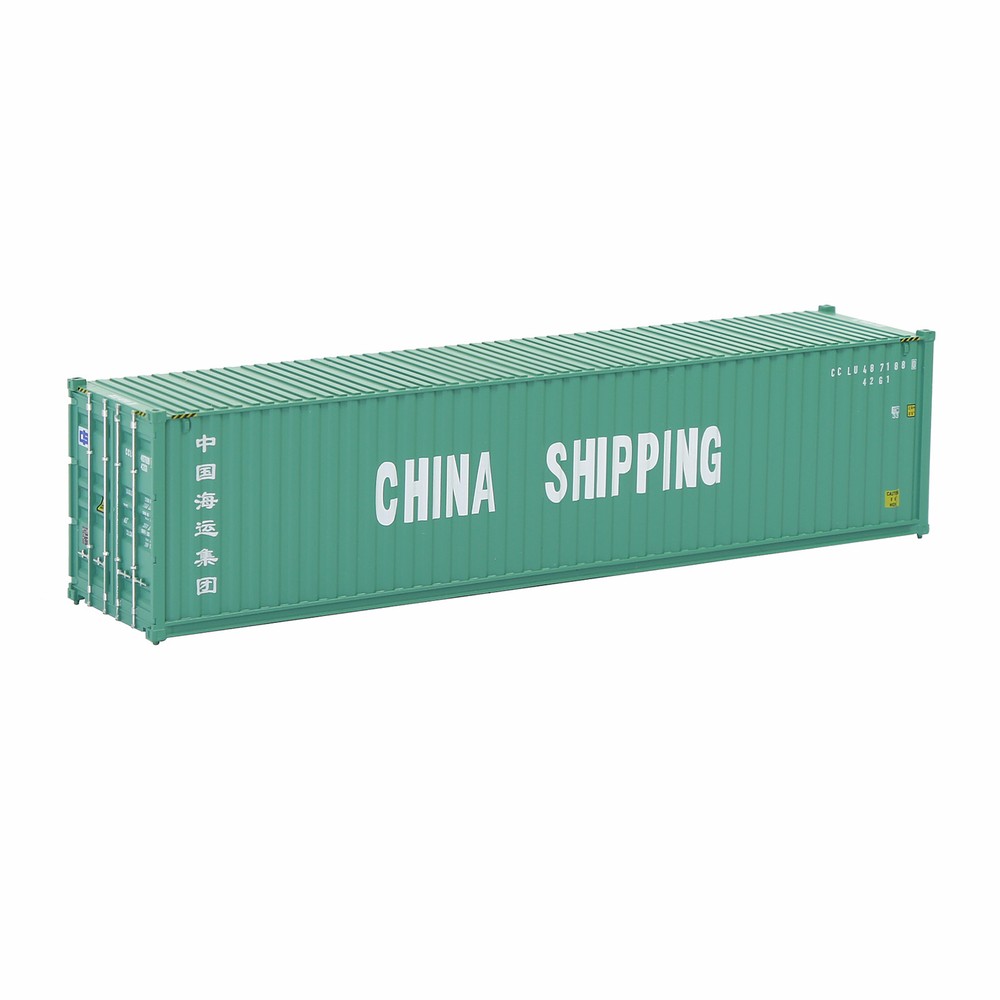 3pcs Different HO Scale 40ft Containers msc KLINE CHINA SHIPPING