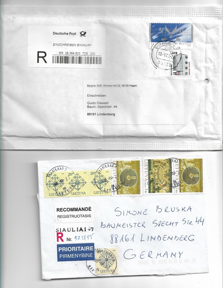 World stamp envelope postal covers x 10 (batch 2)