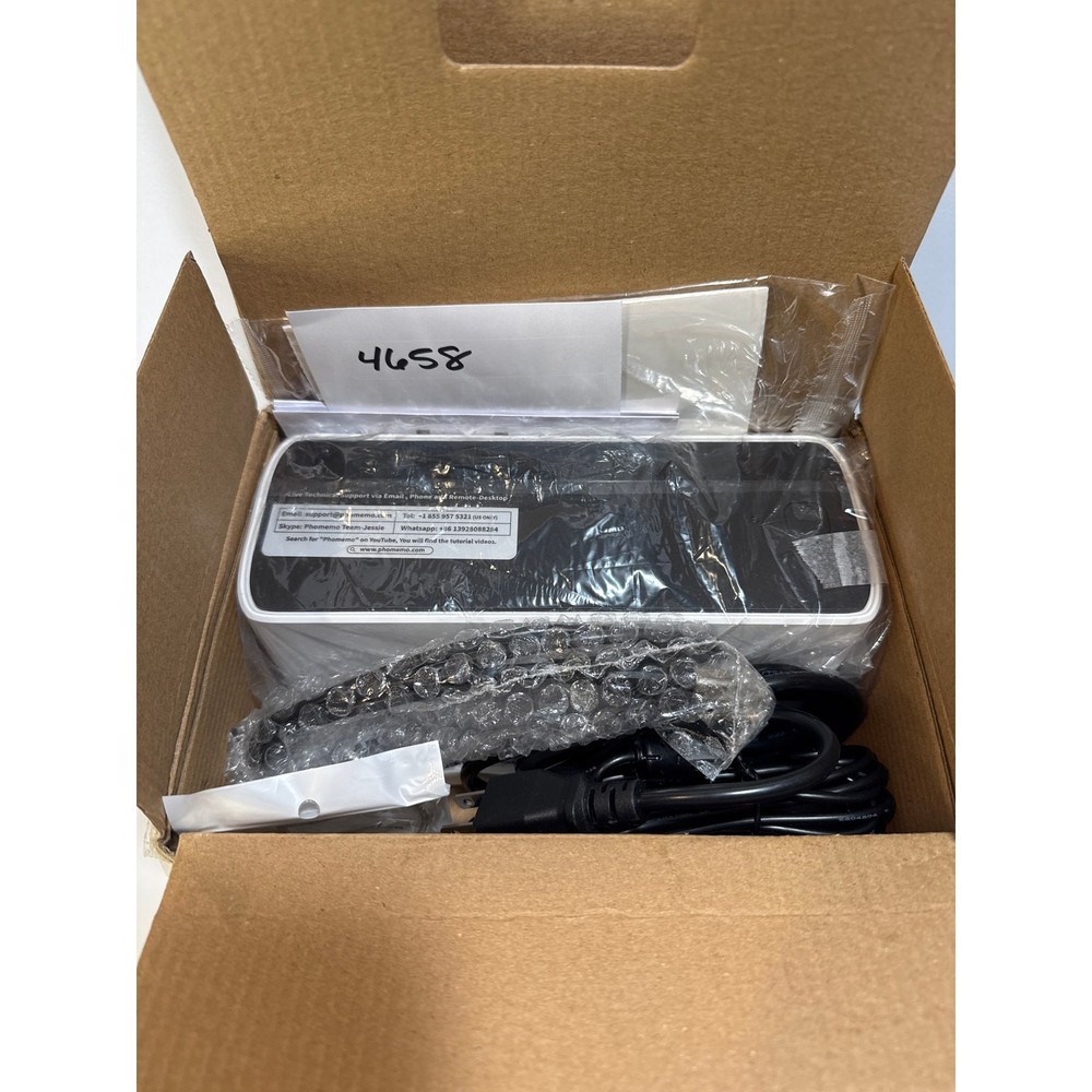 NEW! Logistics Bluetooth Label Printer- Black & White- Model PM-241-BT