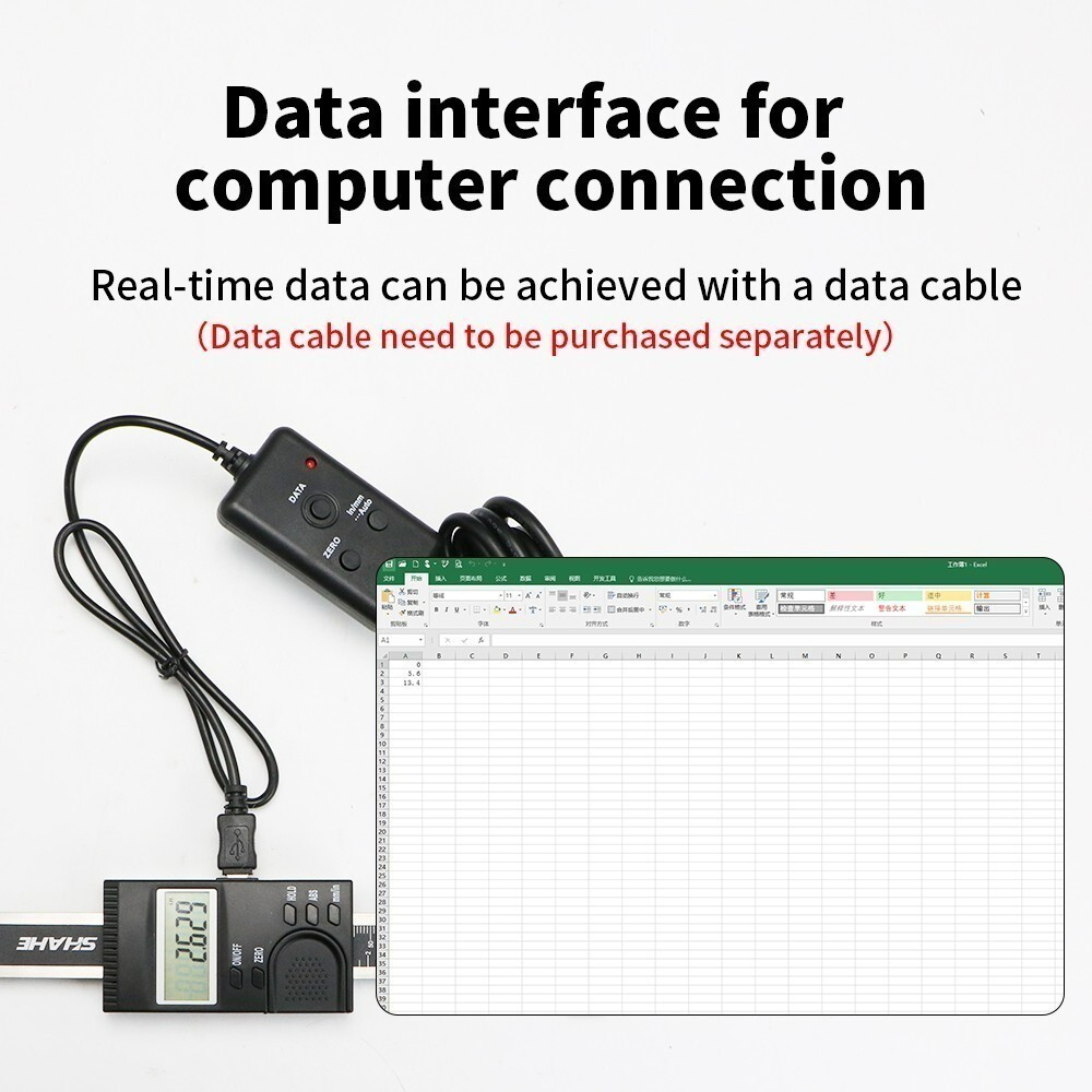 150mm Vertical Type Digital Linear Scale 0.01mm 5401-150 Measuring Tool