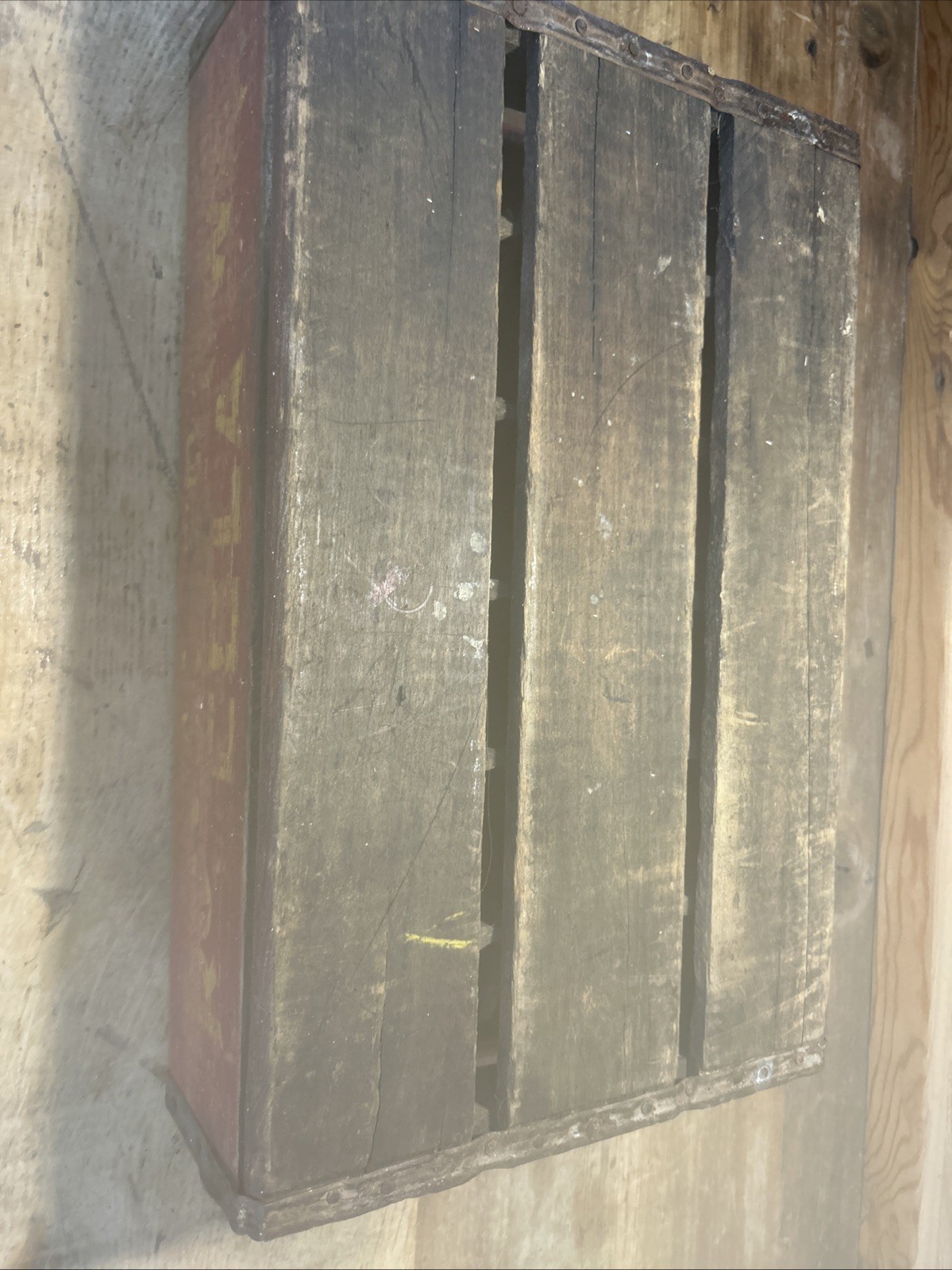 Vintage RC Royal Crown Cola Wooden Crate Madison Wisconsin