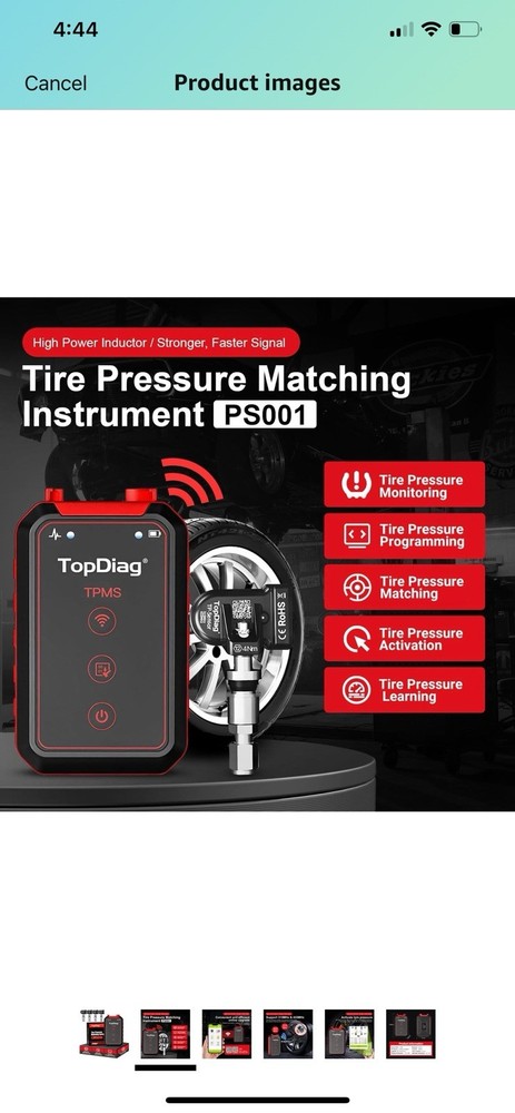 PS001 TPMS Programming Tool Tire Pressure Matching Instrument