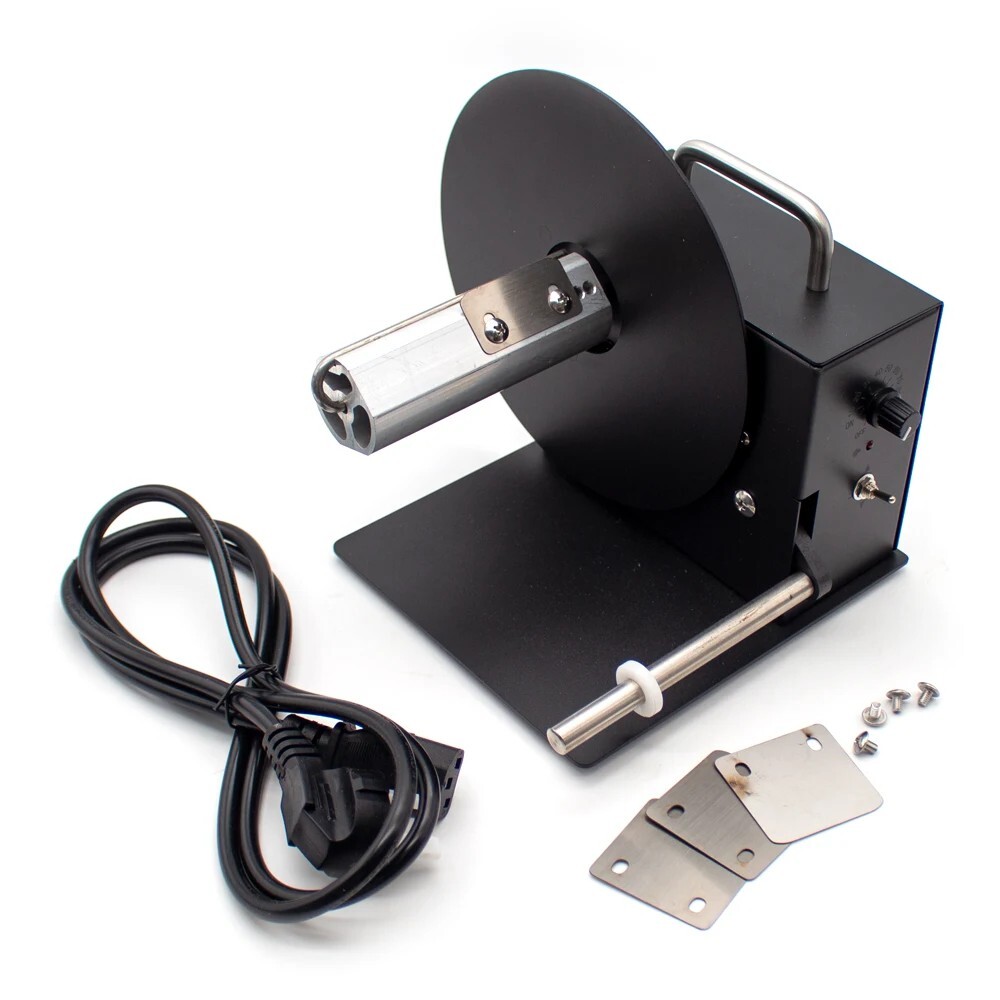 R6Pro Electric Label Rewinder 0-120RPM Adjustable Automatic Paper Roller Winder