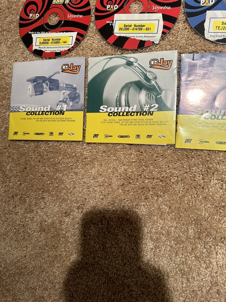 36 Ejay sample, Program discs. 100k+ samples dance rave hiphop techno