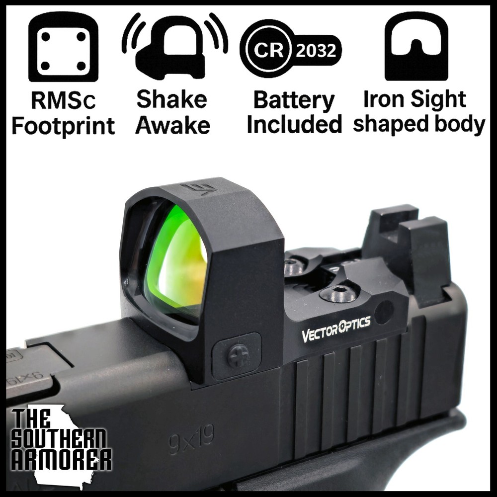 VECTOR OPTICS RED DOT OPTIC FOR SPRINGFIELD HELLCAT OSP XDS SHAKE AWAKE