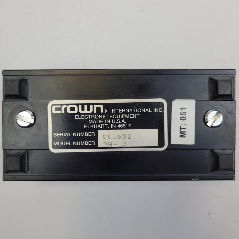 CROWN PH-1A Phantom Power Supply | Grade B