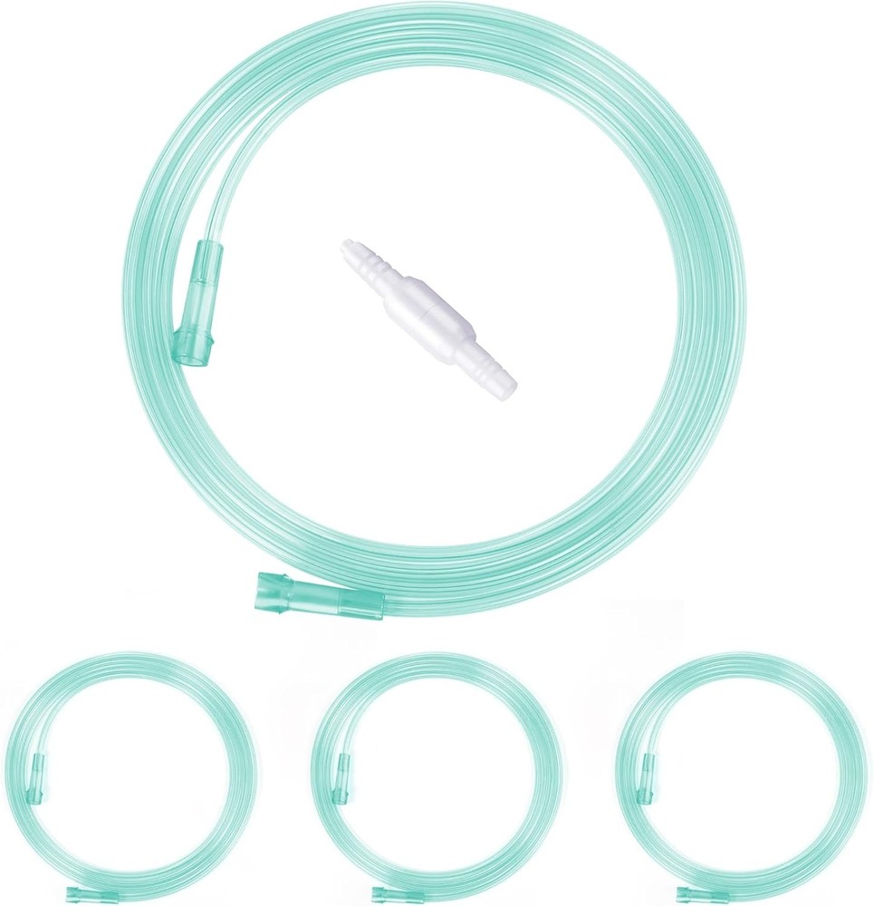 High-Quality 7Ft Oxygen Tubing - Non-Kinking & Individually Packaged - 3 Pack