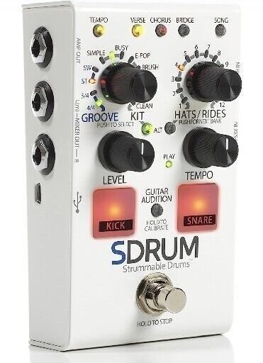 DigiTech Automatic Drum Machine Pedal Multi Effect Processor (SDRUM-U)