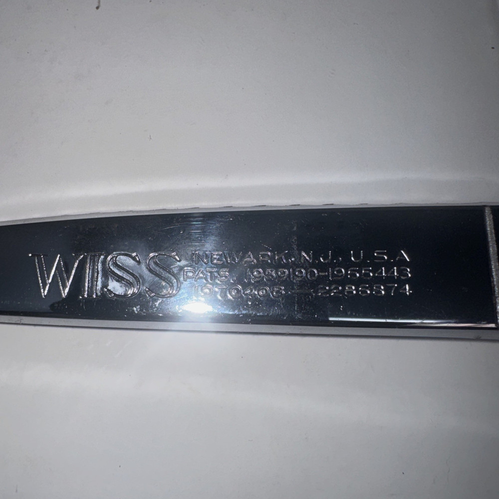 Vintage 9" Wiss Model CC9 Pinking Shears (Scissors) w/Box & Instructions