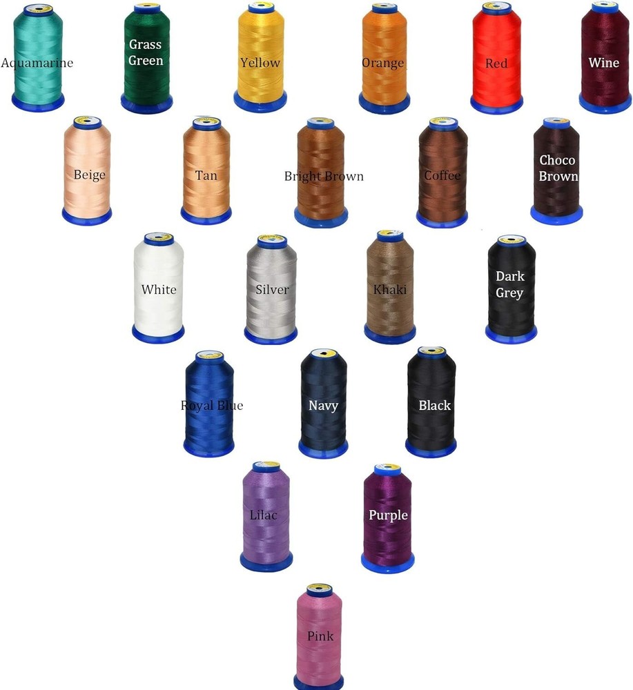 Premium 210D/3 Polyester Thread Spool - Perfect for Upholstery & DIY Crafts