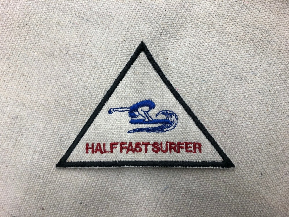 Vintage Half Fast Surfer 1 Patches