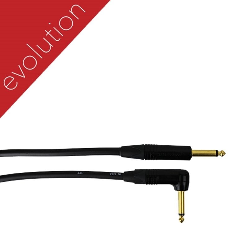 ProCo EVLGCLN-20 Evolution Straight to Right Angle Instrument cable - 20 ft