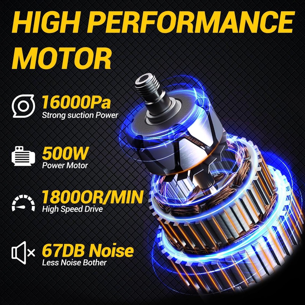 Cordless Vacuum Compatible with 𝗗𝗘-𝗪𝗔𝗟&#